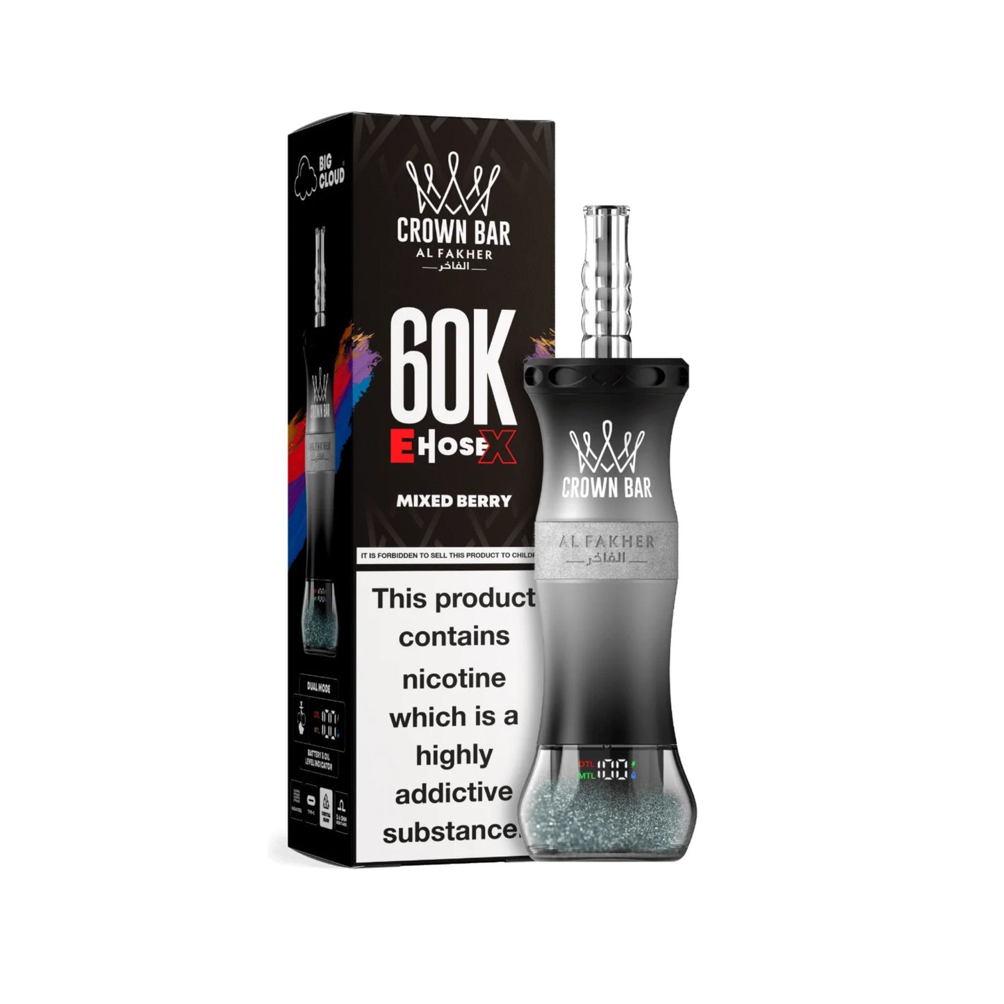 Crown Bar AL Fakher 60,000 Puffs Shihsa