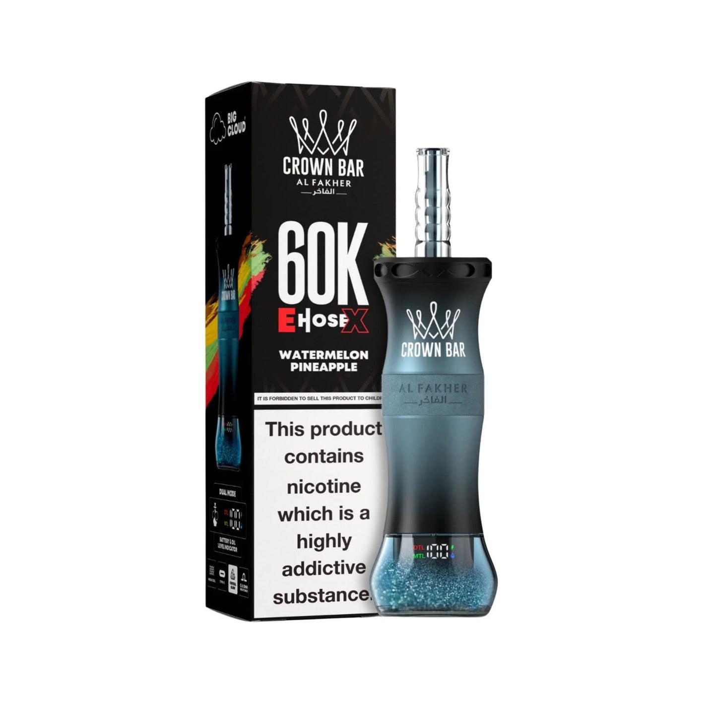 Crown Bar AL Fakher 60,000 Puffs Shihsa